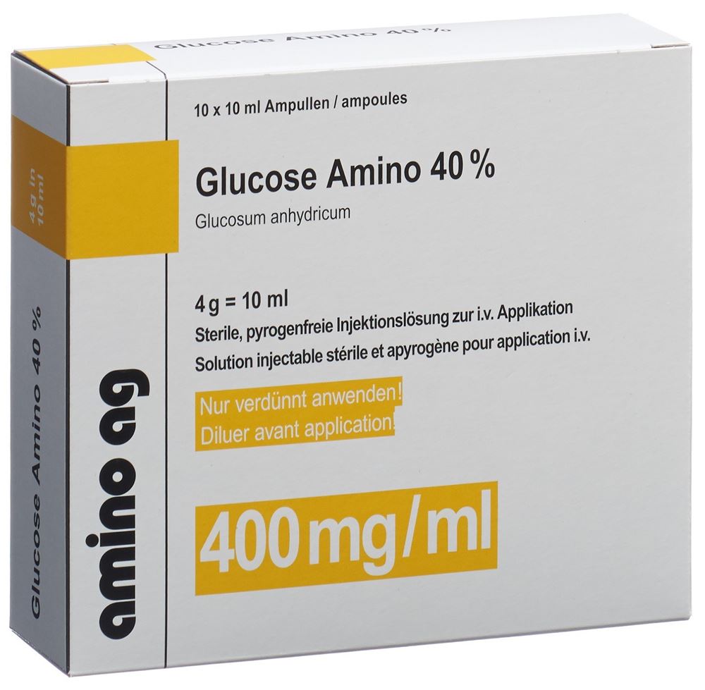 Glucose Amino 40%, Injektionslösung