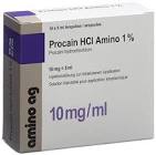 Procain HCl Amino 10 mg/ml, Injektionslösung
