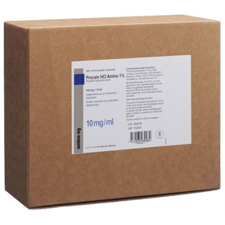 Procain HCl Amino 10 mg/ml, Injektionslösung