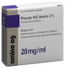 Procain HCl Amino 20 mg/ml, Injektionslösung