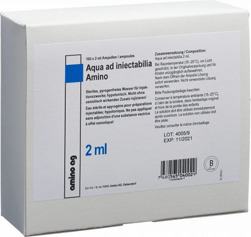 Aqua ad iniectabilia Amino, Injektionslösung