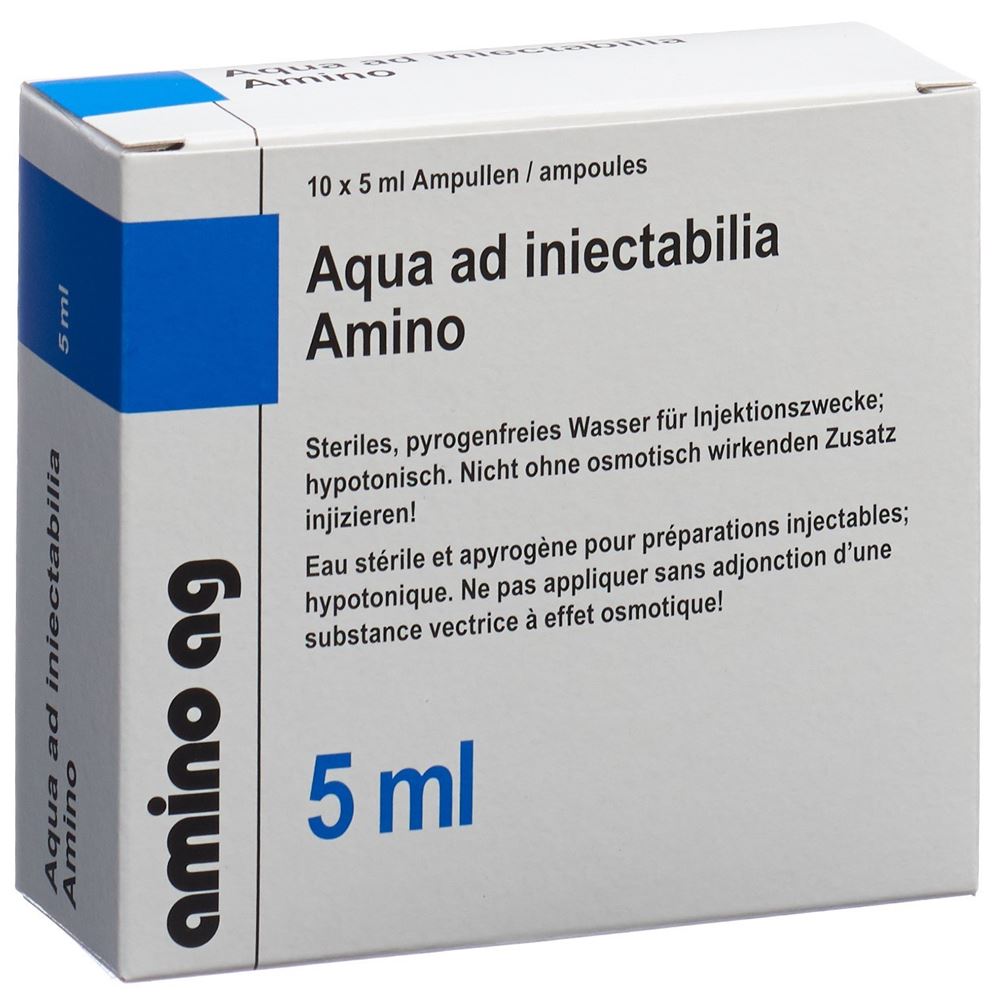 AQUA AD INJ Amino sol inj 5ml amp 10 pce