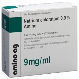 Natrium chloratum 0,9% Amino, Injektionslösung