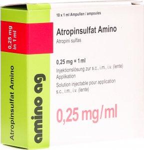 Atropinsulfat Amino 0,25 mg, Injektionslösung