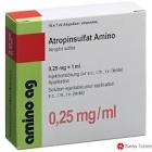 Atropinsulfat Amino 0,25 mg, Injektionslösung