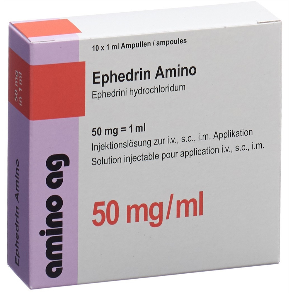 Ephedrin Amino, Injektionslösung