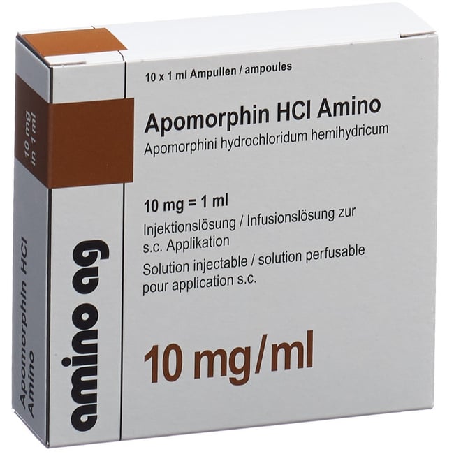 Apomorphin HCI Amino 10mg/ml, Injektionslösung