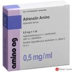 Adrenalin Amino 0,5 mg/ml, Injektionslösung