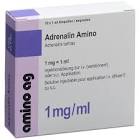 Adrenalin Amino 1 mg/ml, Injektionslösung