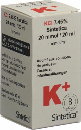 KCL 7,45% Sintetica, concentrato per soluzione per infusione