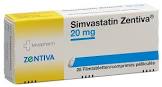 Simvastatin Zentiva 20 mg, Filmtabletten