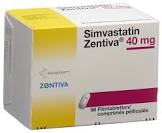 Simvastatin Zentiva 80 mg, Filmtabletten