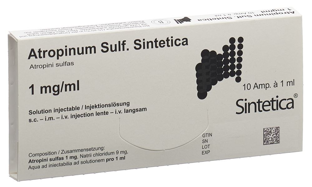Atropinum Sulf. Sintetica 1.0 mg/ml, soluzione iniettabile