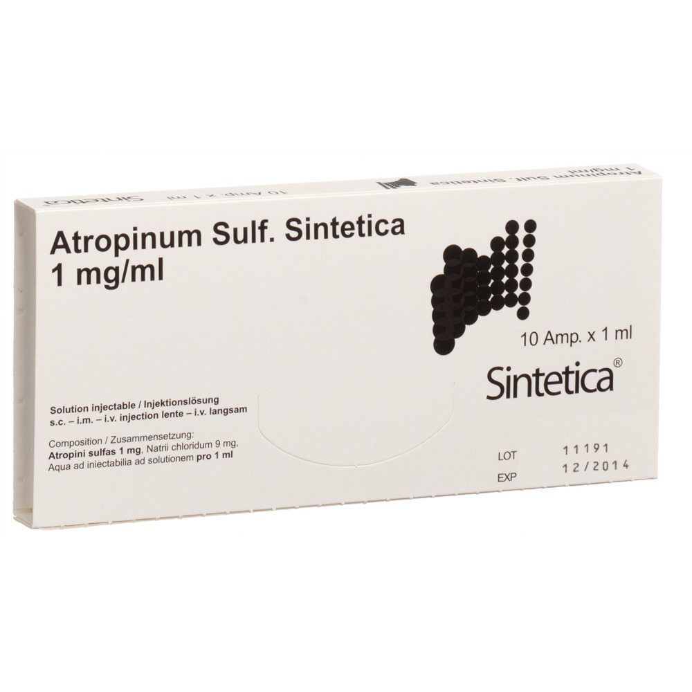 Atropinum Sulf. Sintetica 1.0 mg/ml, soluzione iniettabile