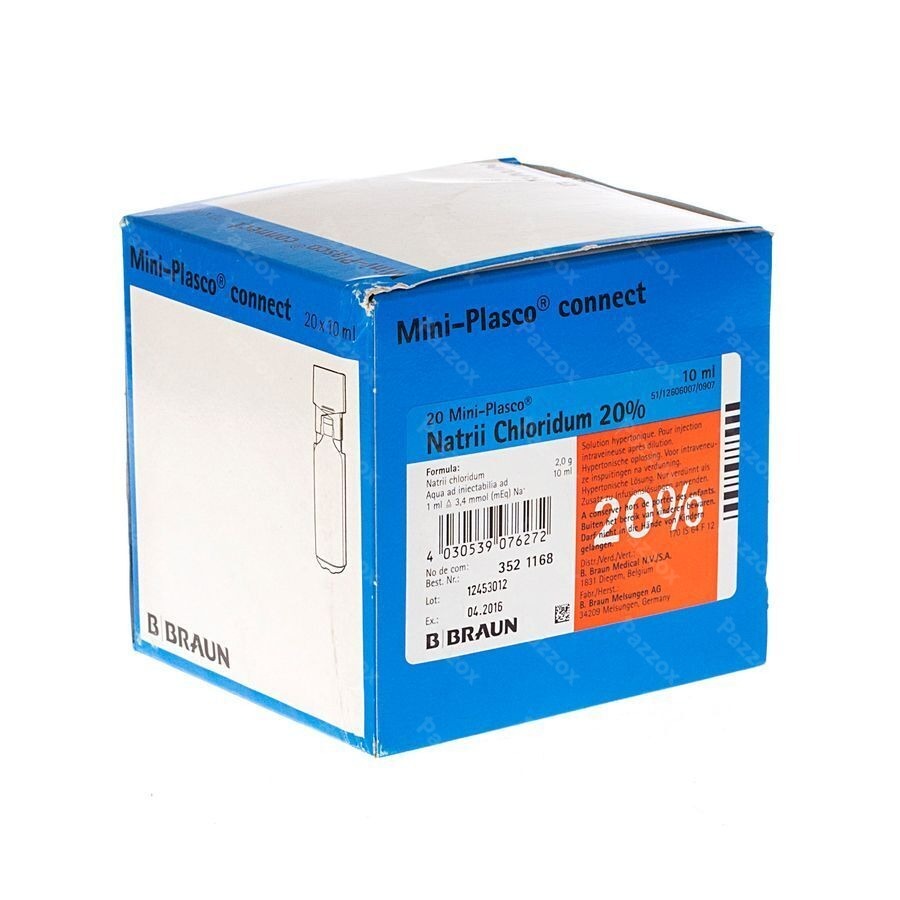 Natrium Chloratum Sintetica 20 %, concentrato di perfusione