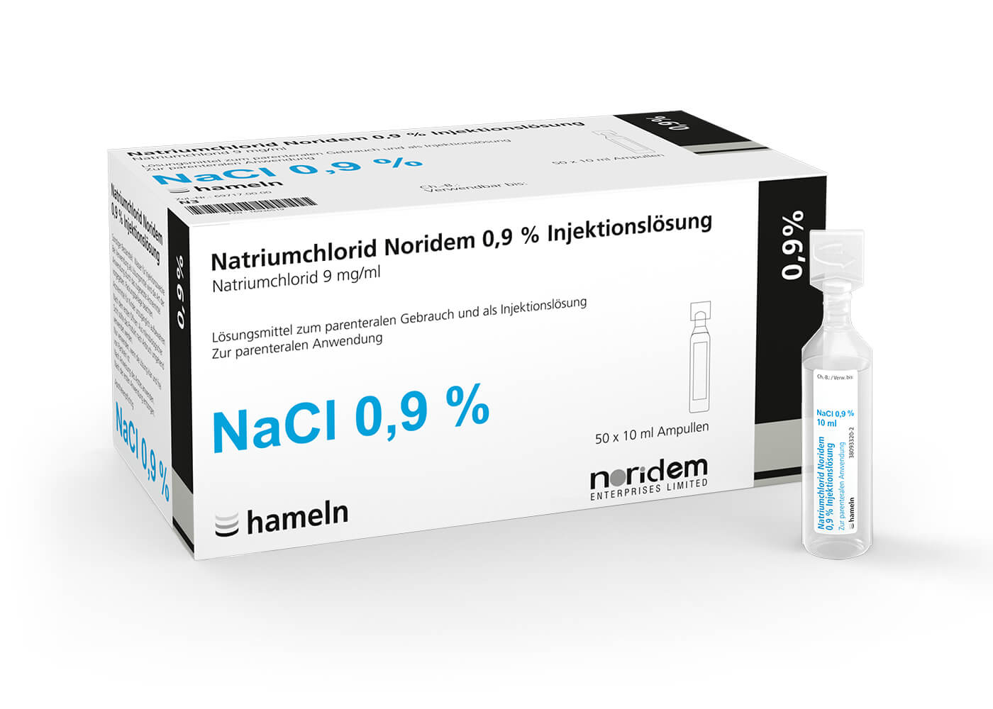 NaCl 0,9% Sintetica, solution injectable