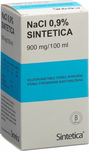 NaCl 0,9% Sintetica, solution injectable