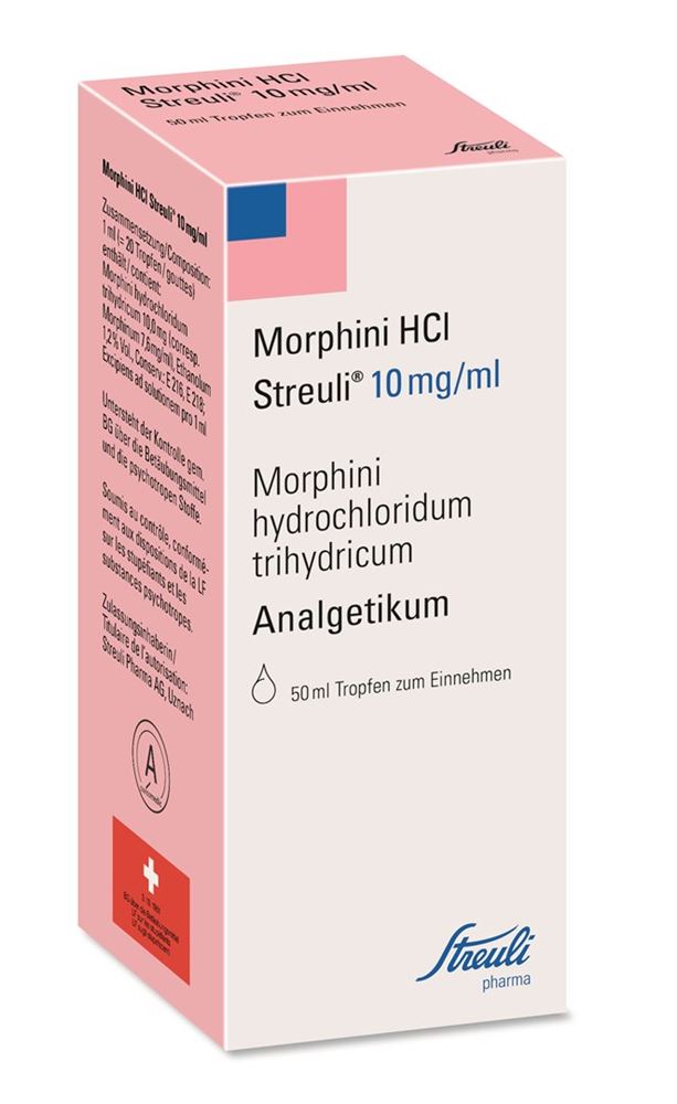 Morphini HCl Streuli 10 mg/ml, Tropfen zum Einnehmen