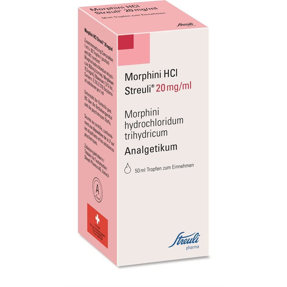 Morphini HCl Streuli 20 mg/ml, Tropfen zum Einnehmen