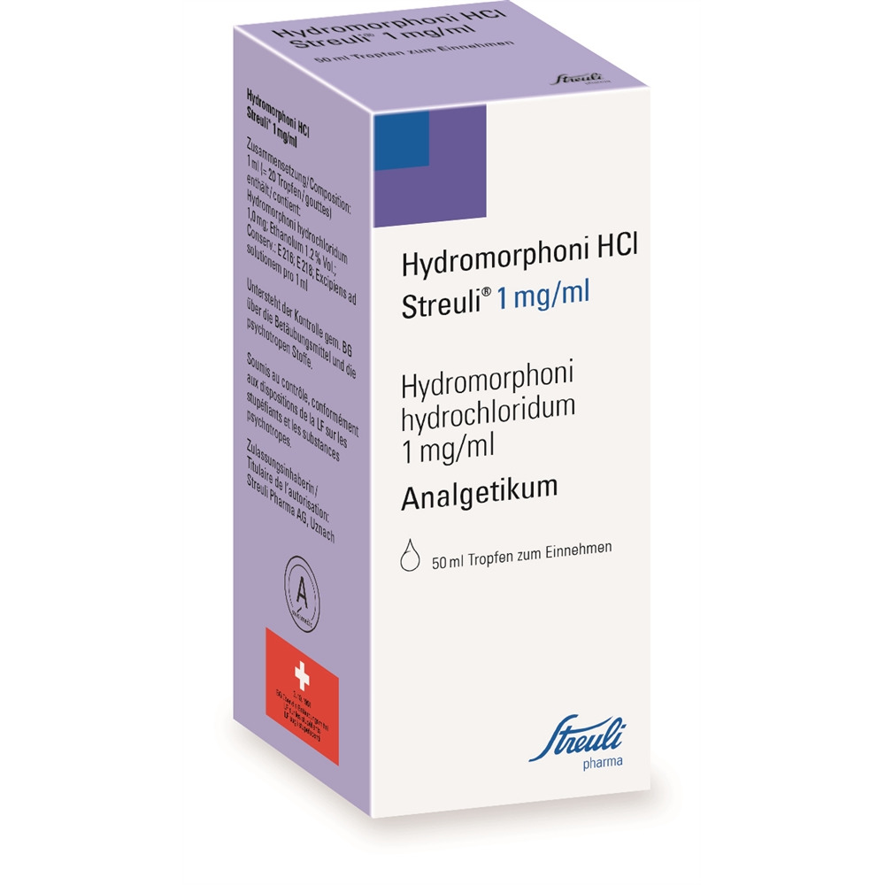 Hydromorphoni HCl Streuli 1 mg/ml, Tropfen zum Einnehmen