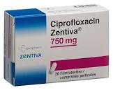 Ciprofloxacin Zentiva 750 mg, Filmtabletten