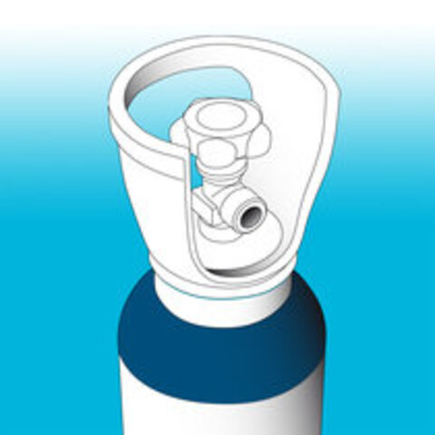 Sauerstoff medizinal Carbagas 300 bar, Gas zur medizinischen Anwendung, druckverdichtet