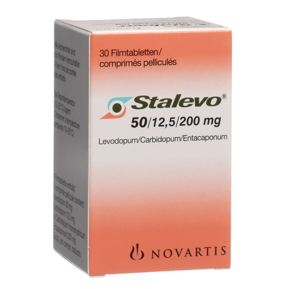 STALEVO cpr pell 50/12.5/200mg bte 30 pce