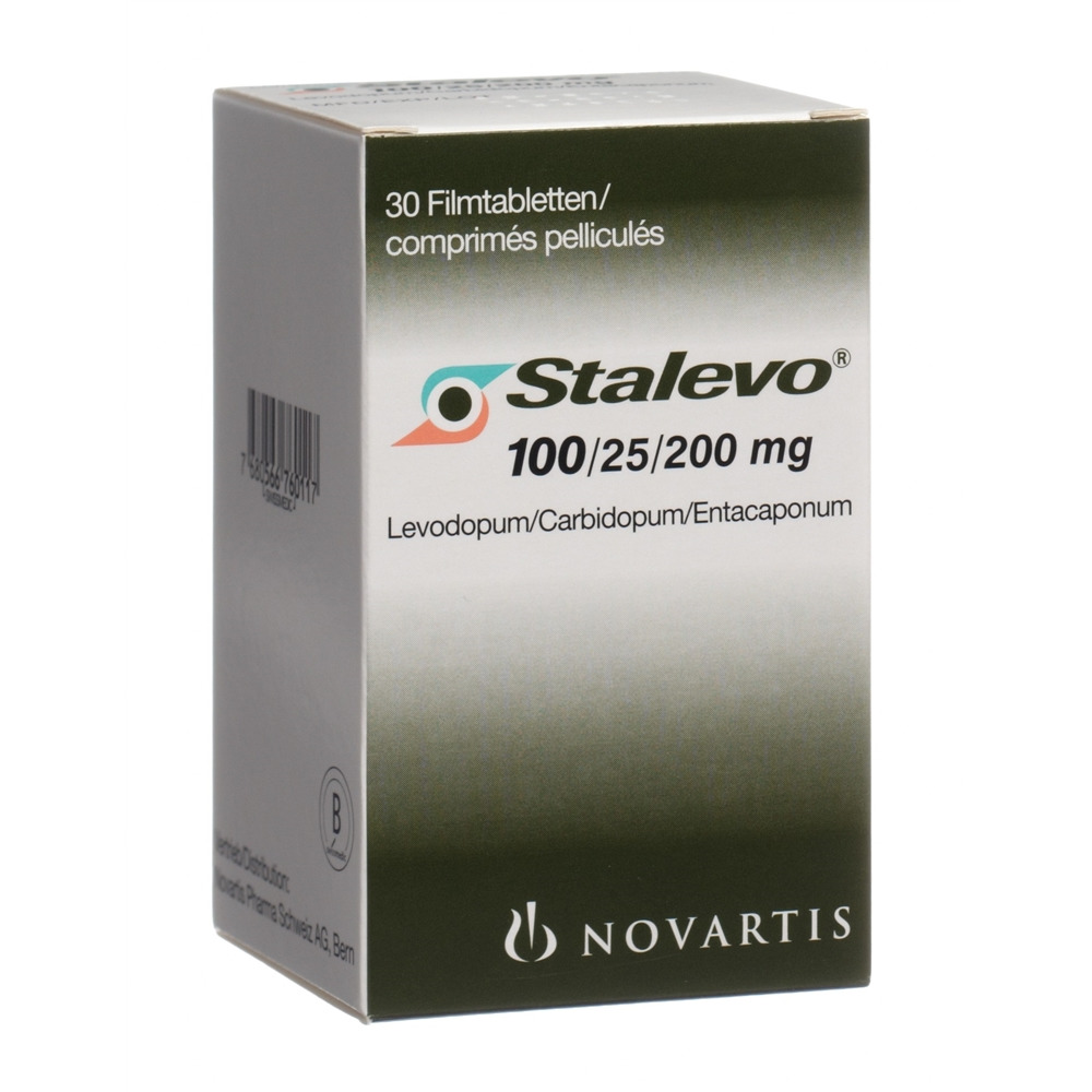 STALEVO cpr pell 100/25/200mg bte 30 pce