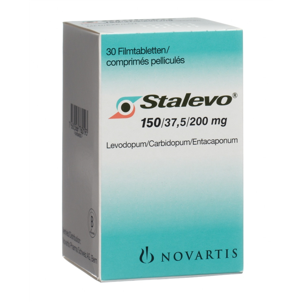 STALEVO cpr pell 150/37.5/200mg bte 30 pce
