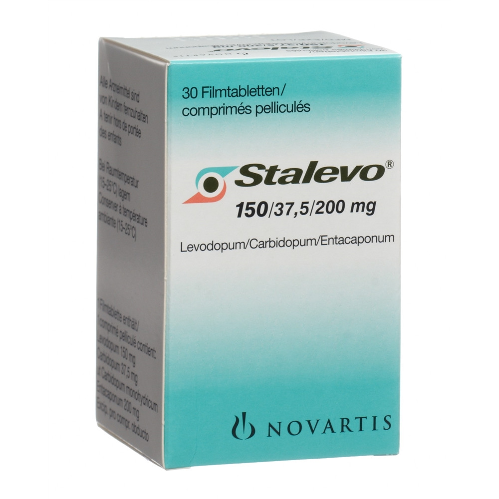 STALEVO cpr pell 150/37.5/200mg bte 30 pce
