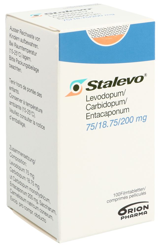 STALEVO cpr pell 75/18.75/200mg bte 100 pce