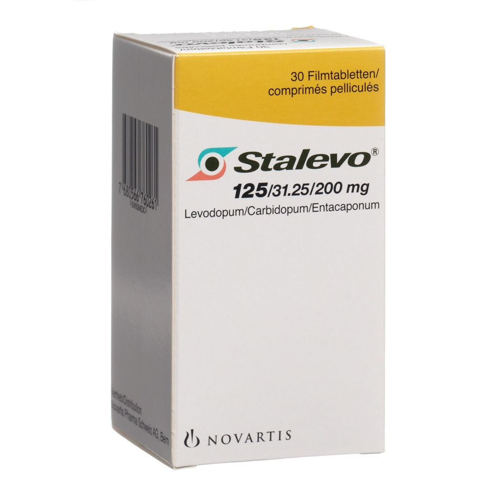 STALEVO cpr pell 125/31.25/200mg bte 30 pce