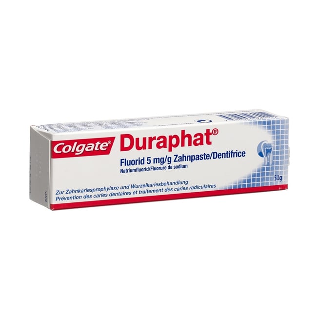 DURAPHAT Fluorid Dentifrice 5 mg/g tb 51 g