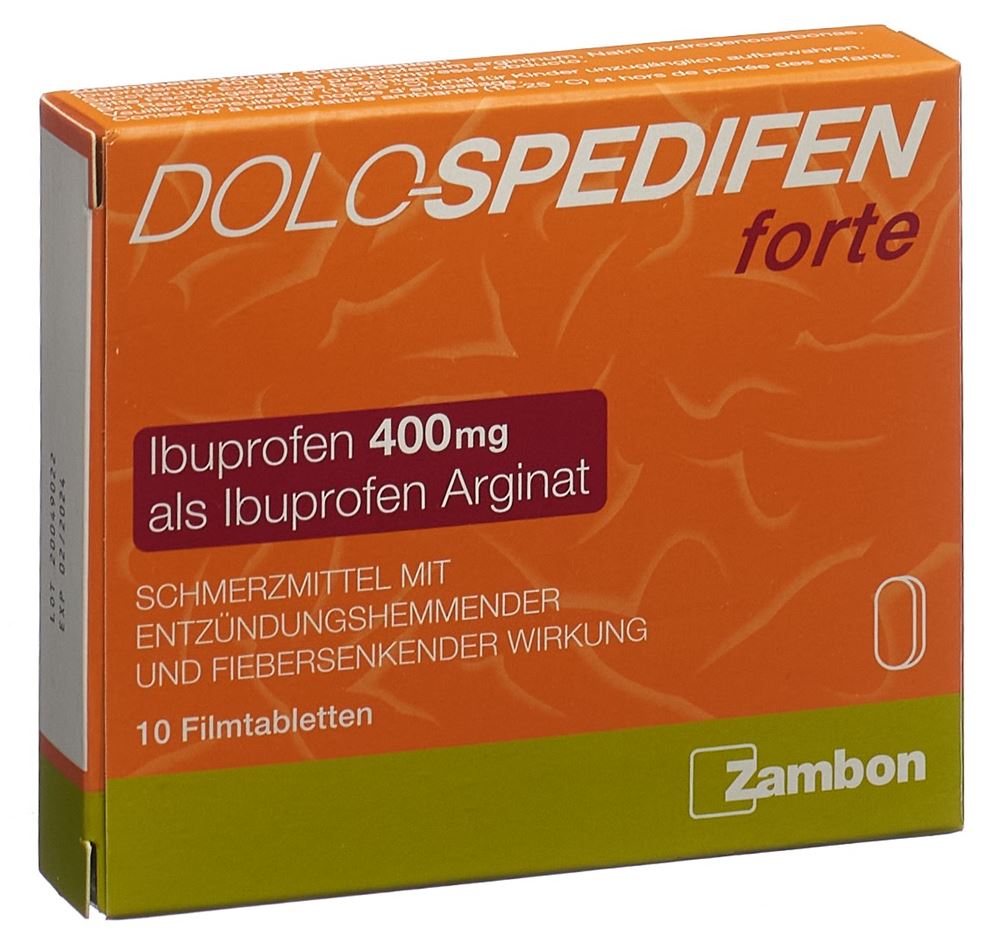 DOLO SPEDIFEN forte cpr pell 400 mg 10 pce
