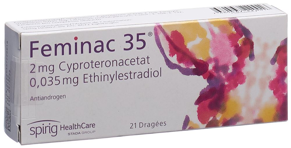 FEMINAC 35 drag 2 mg 21 pce