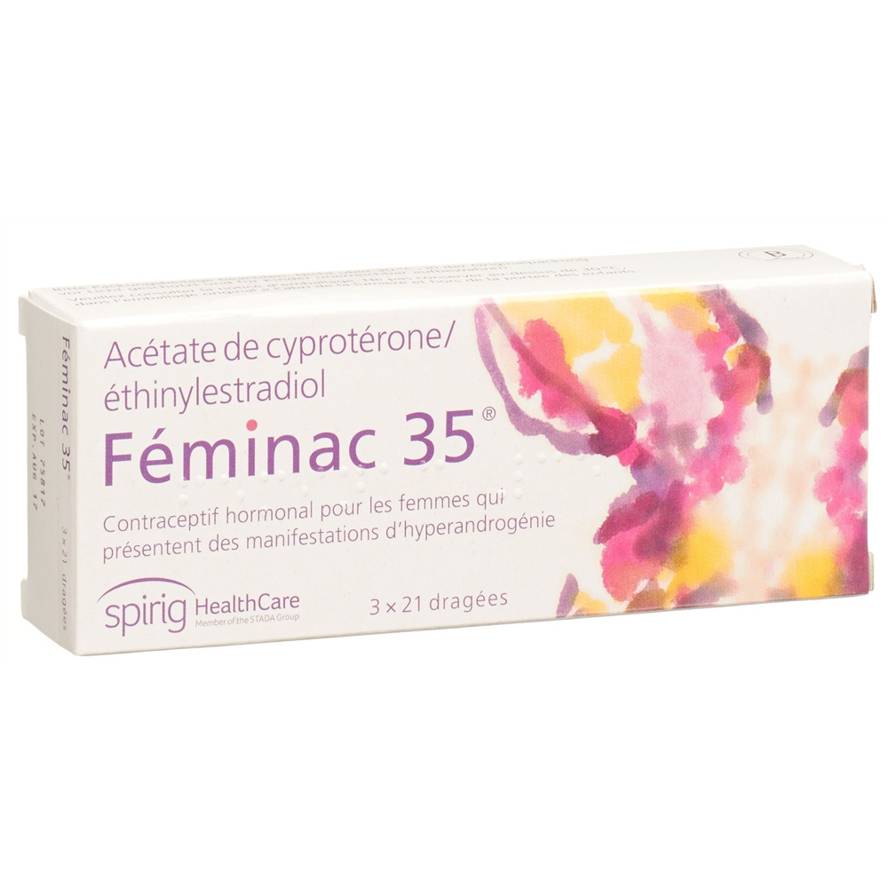 FEMINAC 35 drag 2 mg 3x21 pce