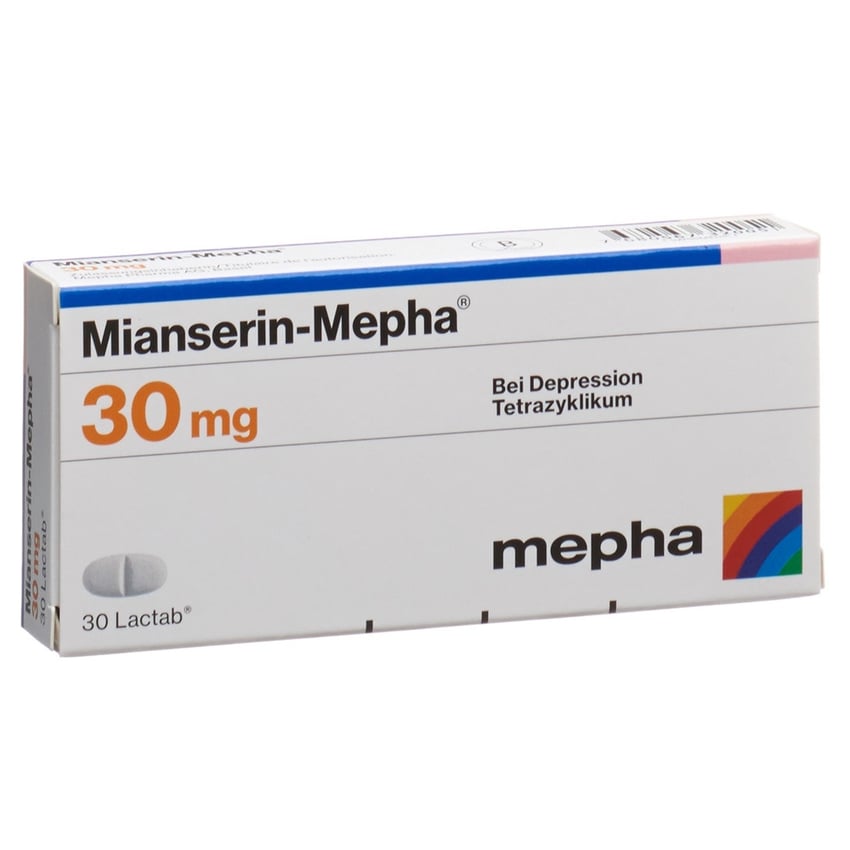 Mianserin-Mepha 30 mg, Filmtabletten