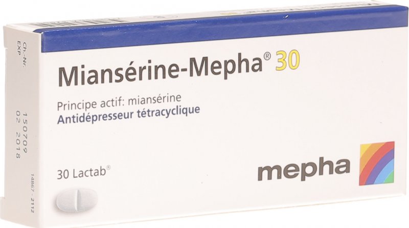 Mianserin-Mepha 30 mg, Filmtabletten