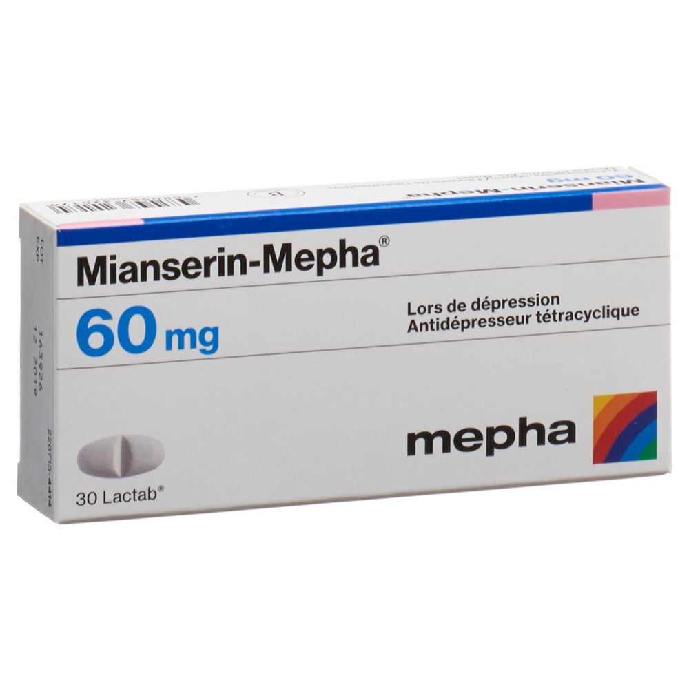 Mianserin-Mepha 60 mg, Filmtabletten