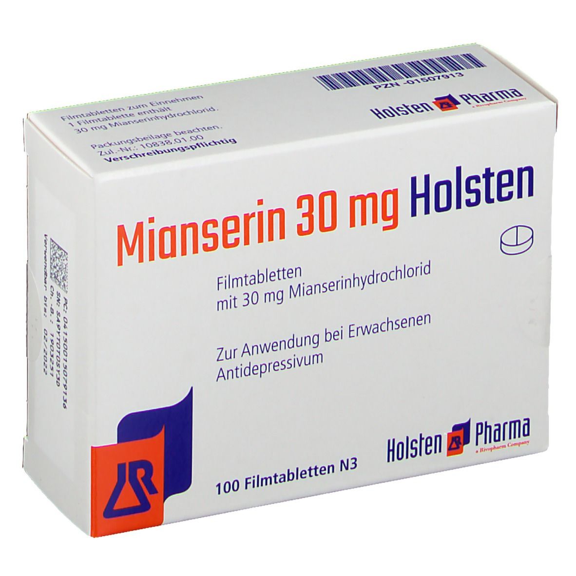 Mianserin-Mepha 60 mg, Filmtabletten