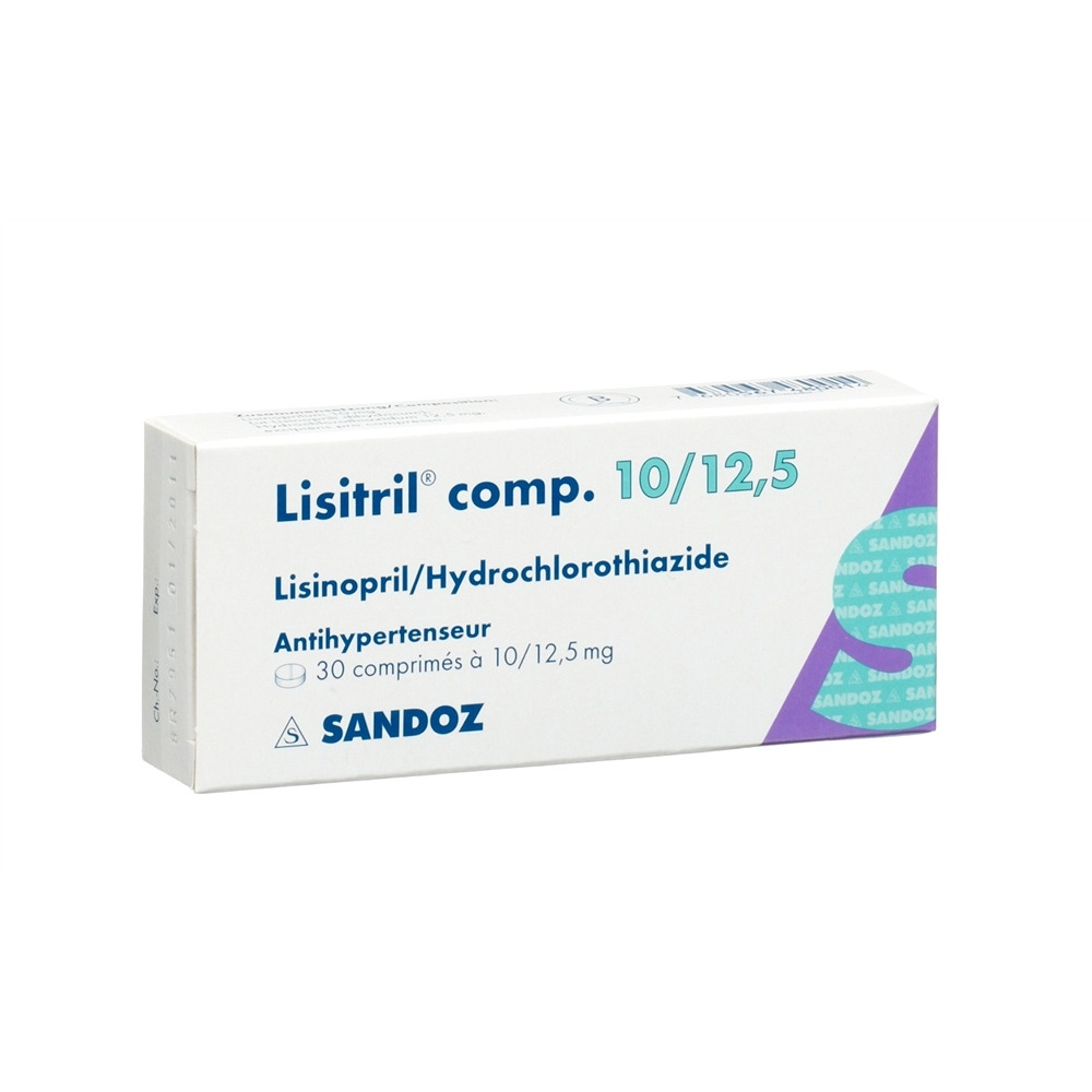 LISITRIL comp. cpr 10/12.5 mg 30 pce