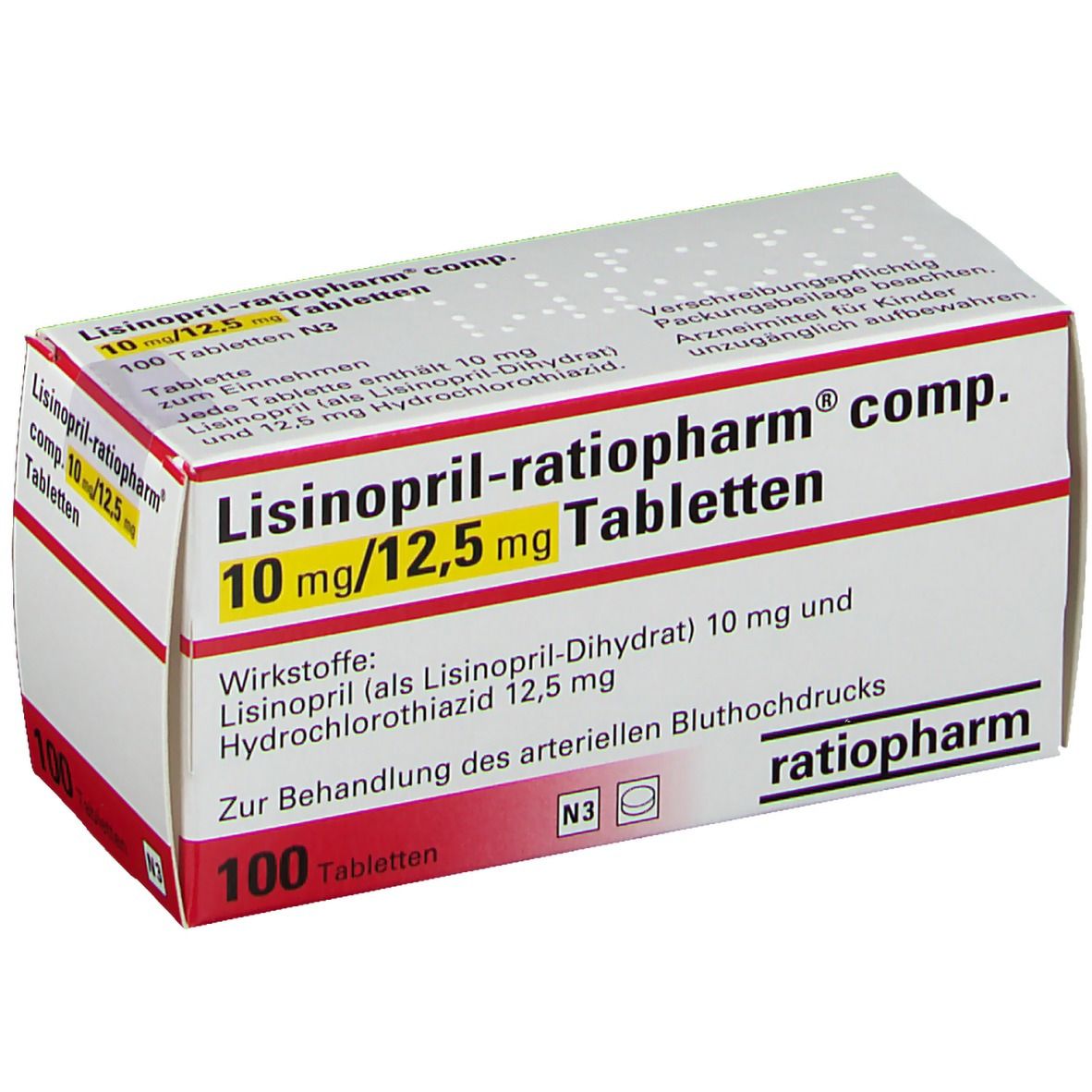 Lisitril comp. 10/12.5, Tabletten