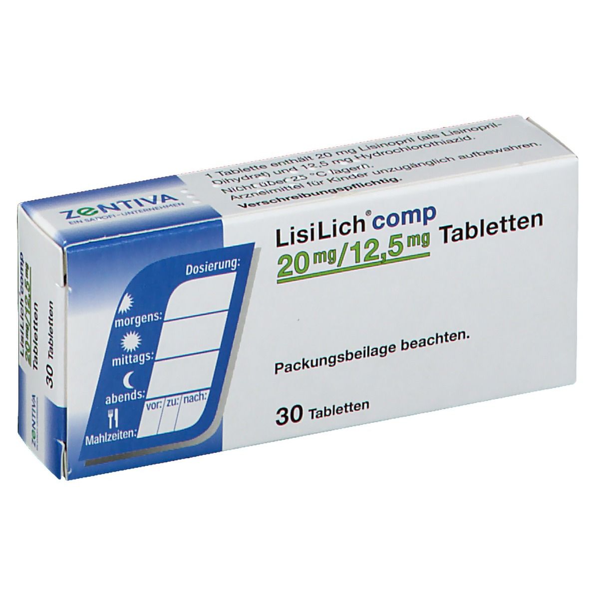 Lisitril comp. 20/12.5, Tabletten