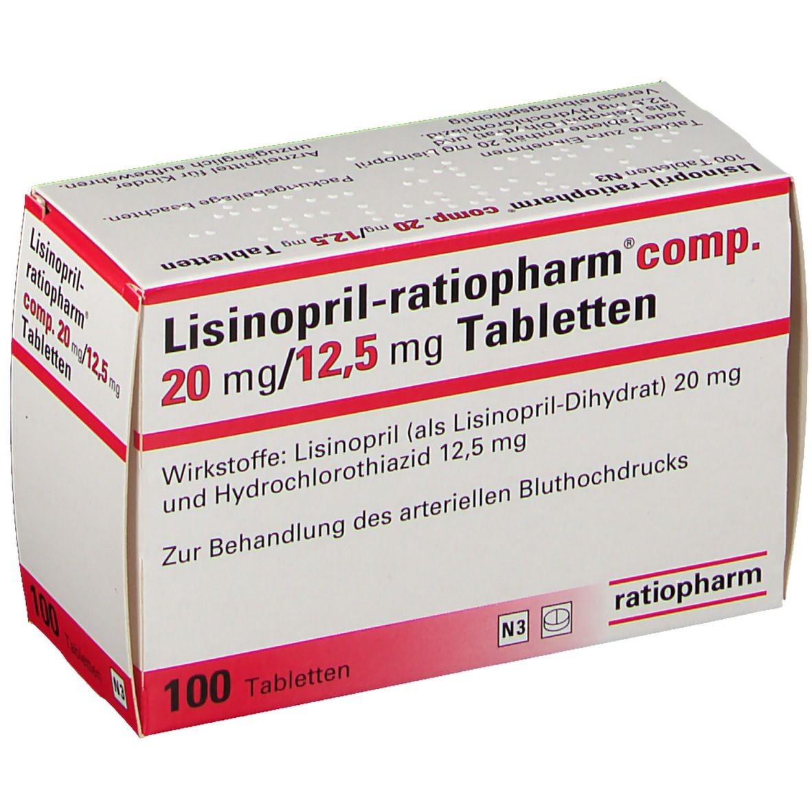Lisitril comp. 20/12.5, Tabletten