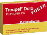 Treupel Dolo forte Ibuprofen 400, Filmtabletten