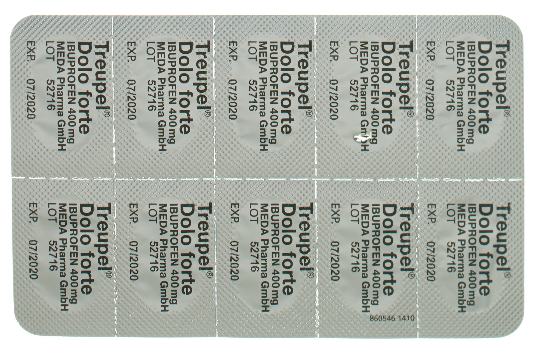 Treupel Dolo forte Ibuprofen 400, Filmtabletten