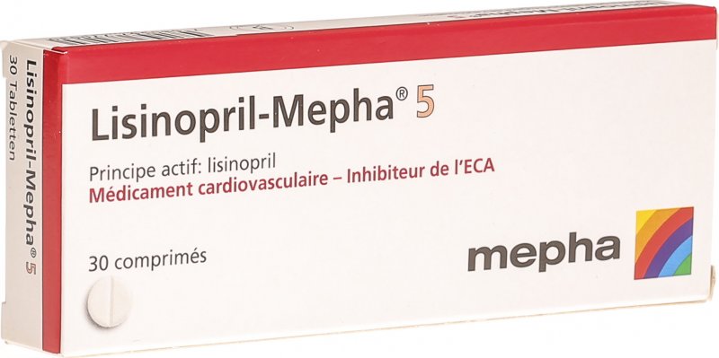 LISINOPRIL Mepha cpr 5 mg 30 pce