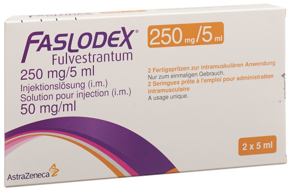 FASLODEX sol inj 250 mg/5ml 2 ser pré 5 ml