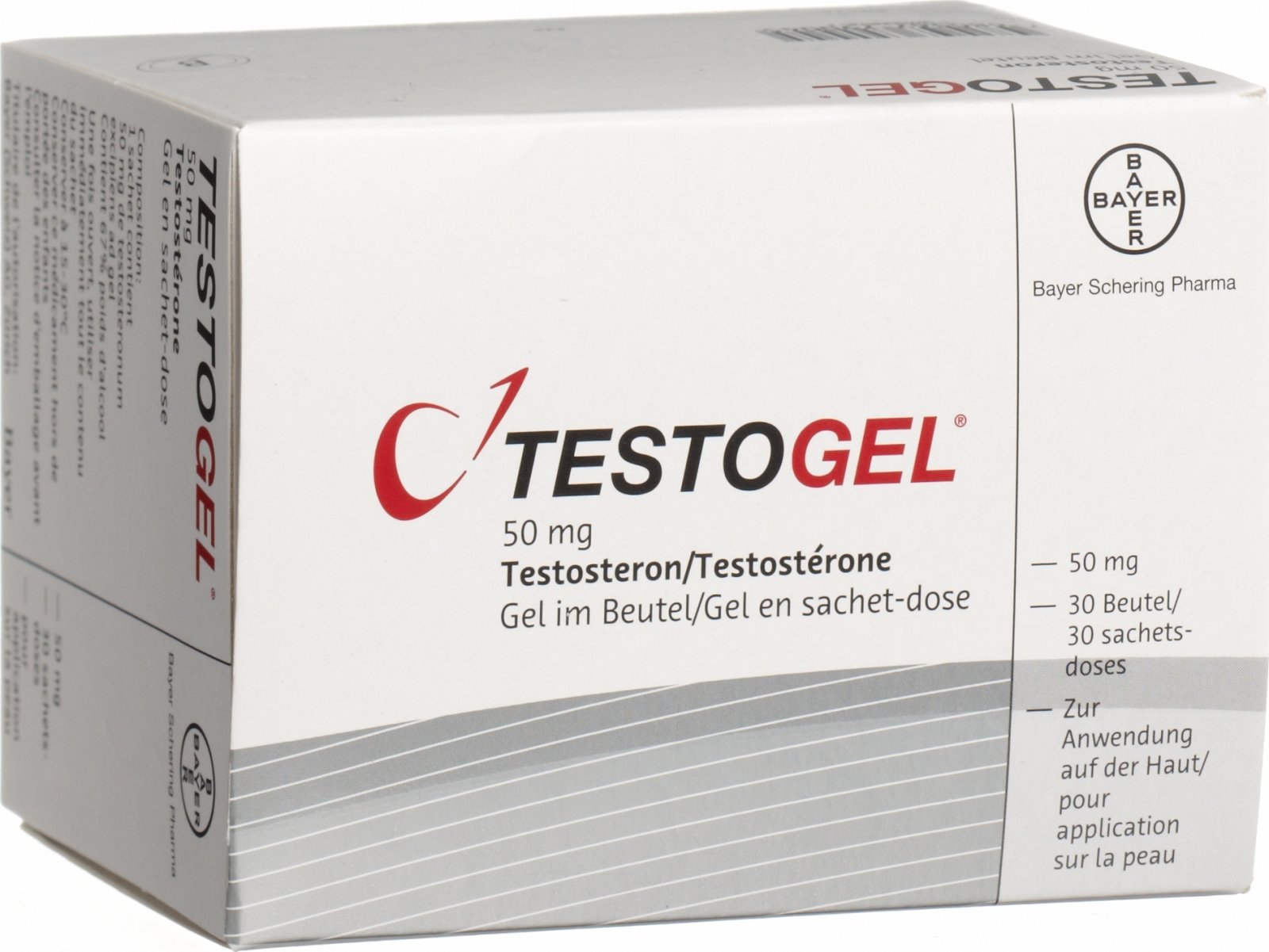 Testogel 50 mg, Gel