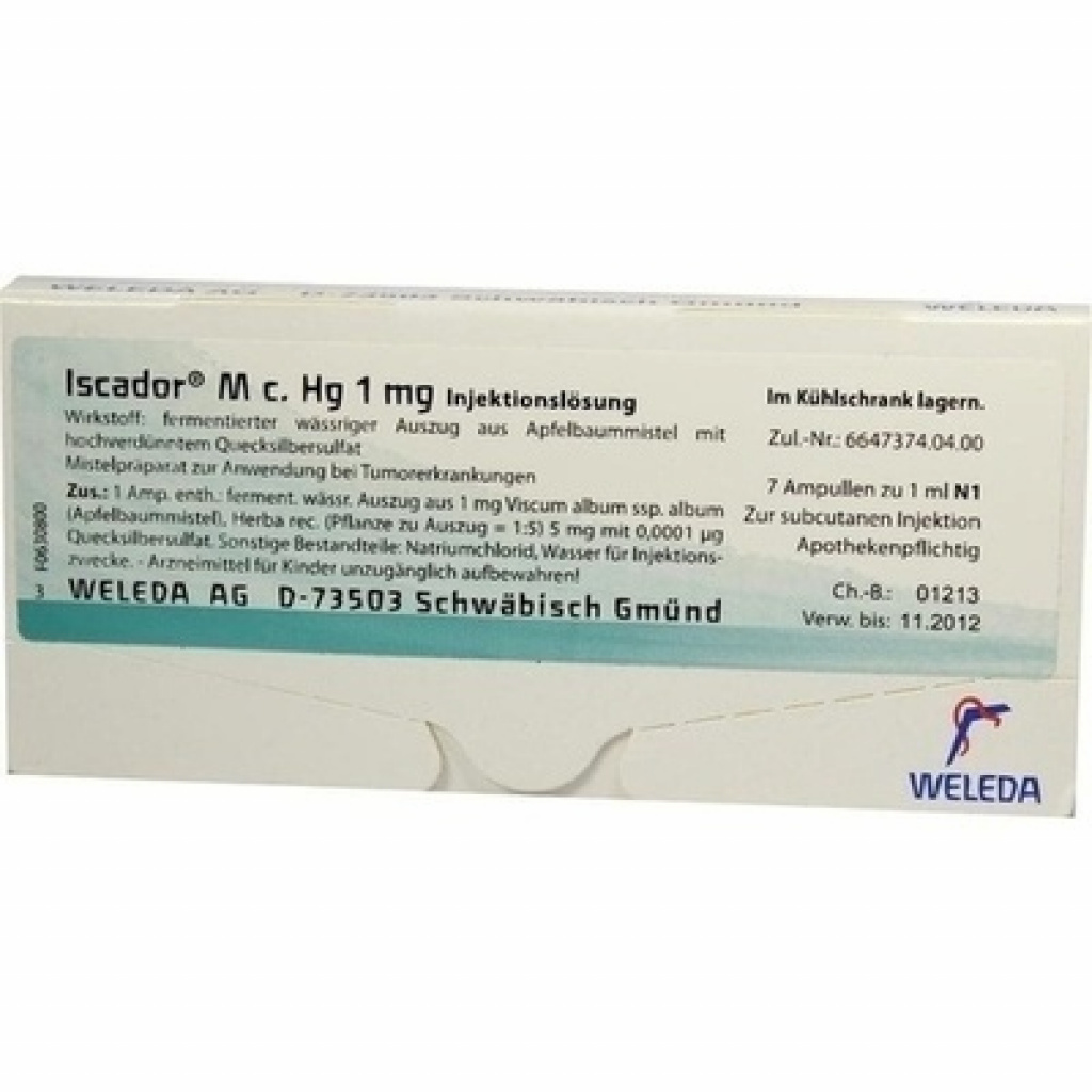 Iscador M c. Hg 0,1 mg, Injektionslösung (s.c.)